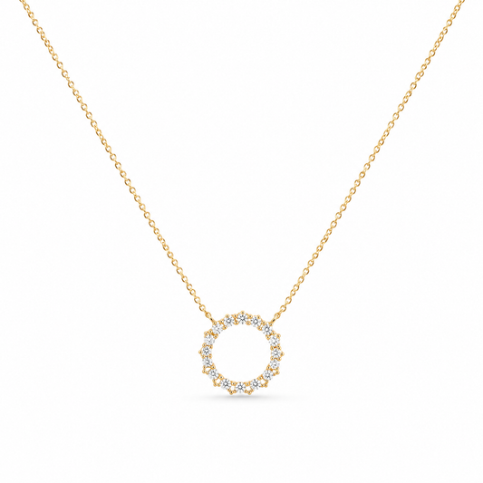 Eternal Glow Circle Necklace