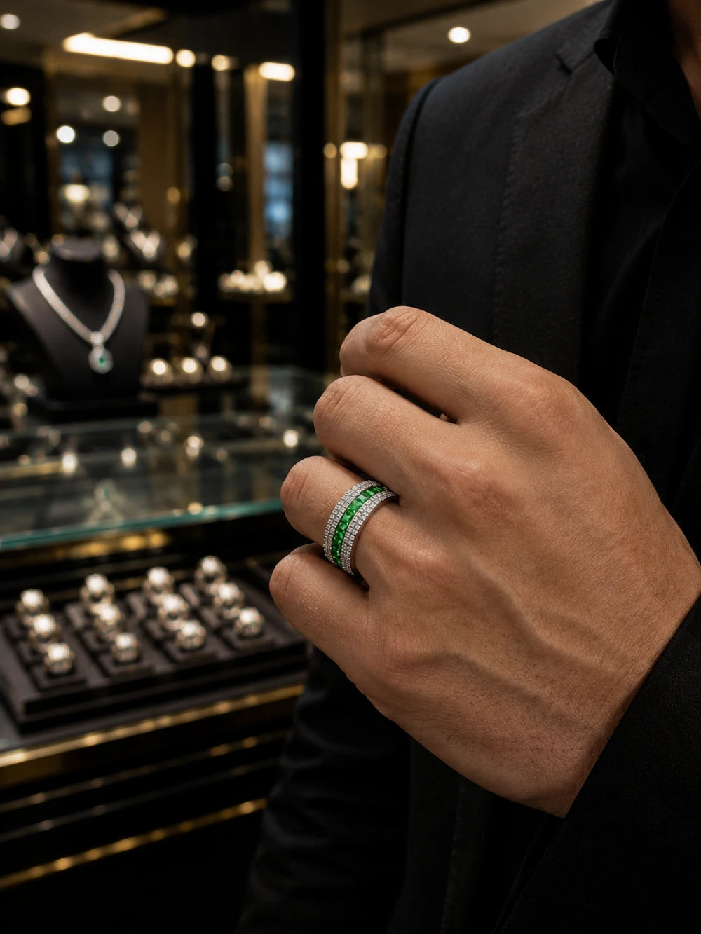 ced Out Statement Ring – 6 Color Collection