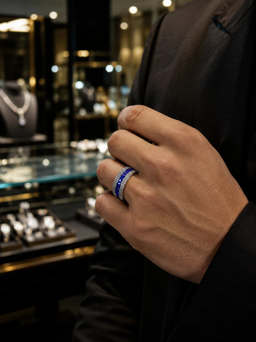 ced Out Statement Ring – 6 Color Collection