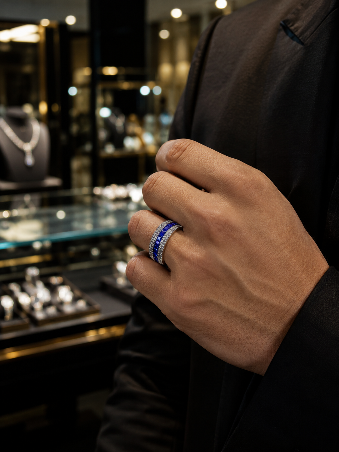 ced Out Statement Ring – 6 Color Collection