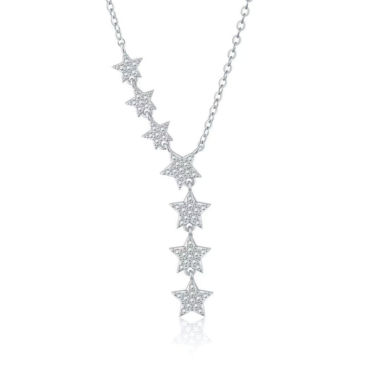 Celestial Star Drop Necklace