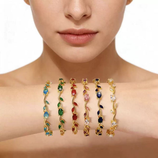 Tulip Vine Crystal Bracelet