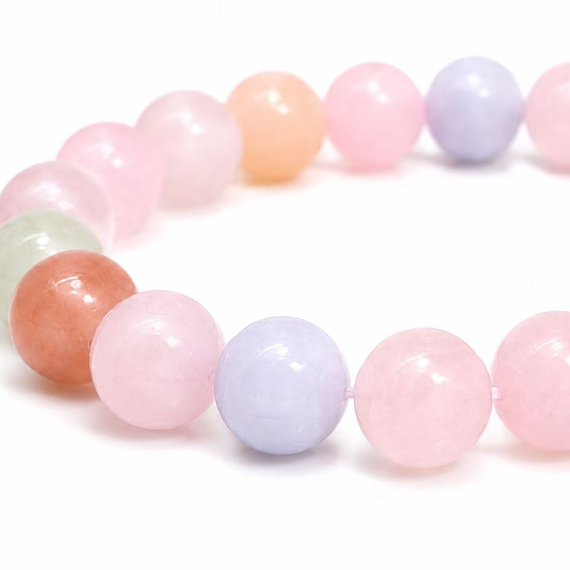 Macaron Multicolor Natural Crystal Bracelet