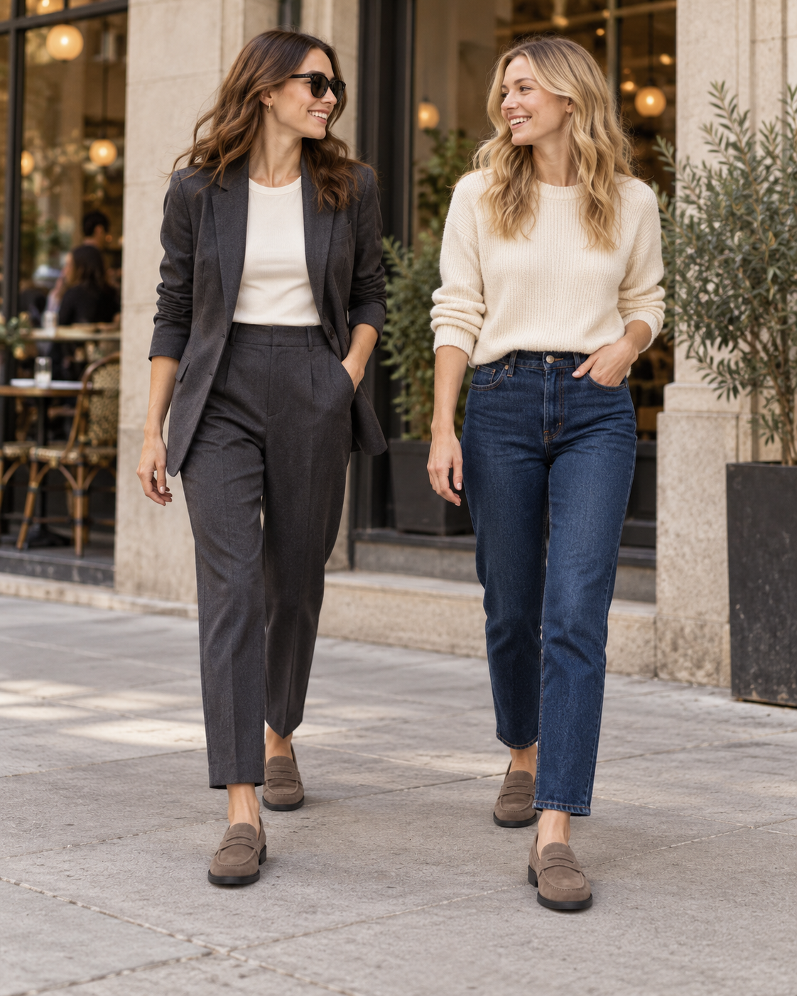 Women's Suede Penny Loafers