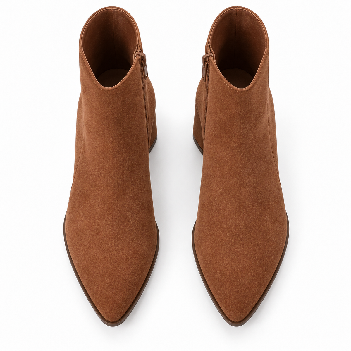 Women's Pointed-Toe Block Heel Ankle Boots