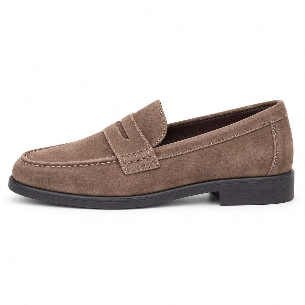 Women's Suede Penny Loafers