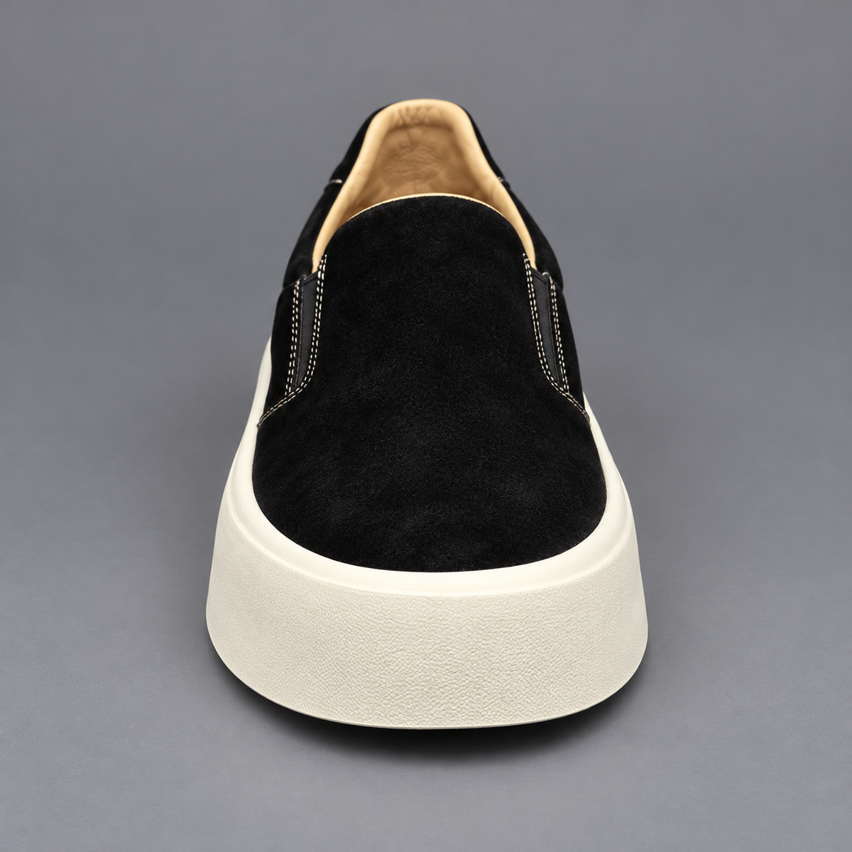 Men’s Handmade Vintage-Style Cowhide Suede Loafers