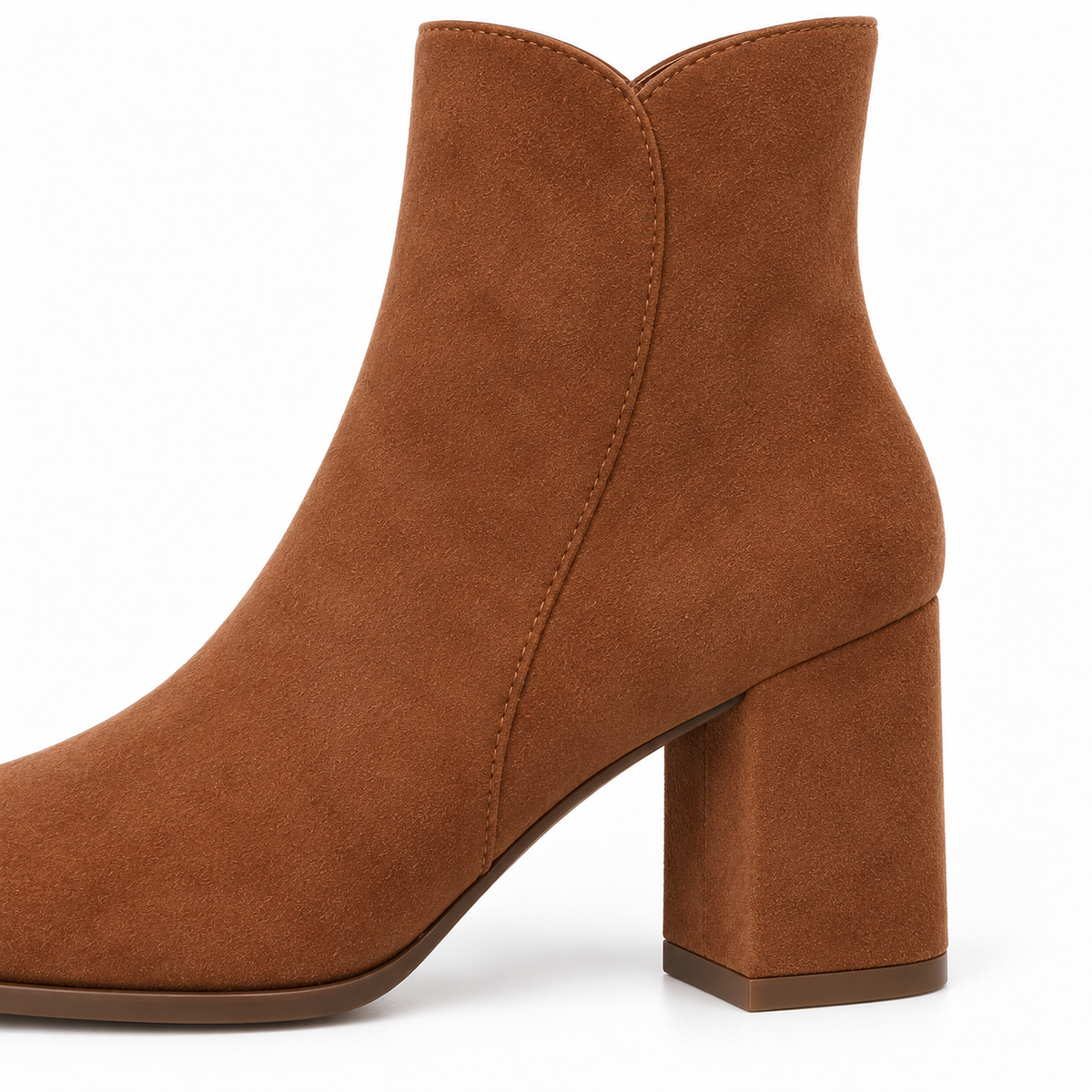 Women's Pointed-Toe Block Heel Ankle Boots