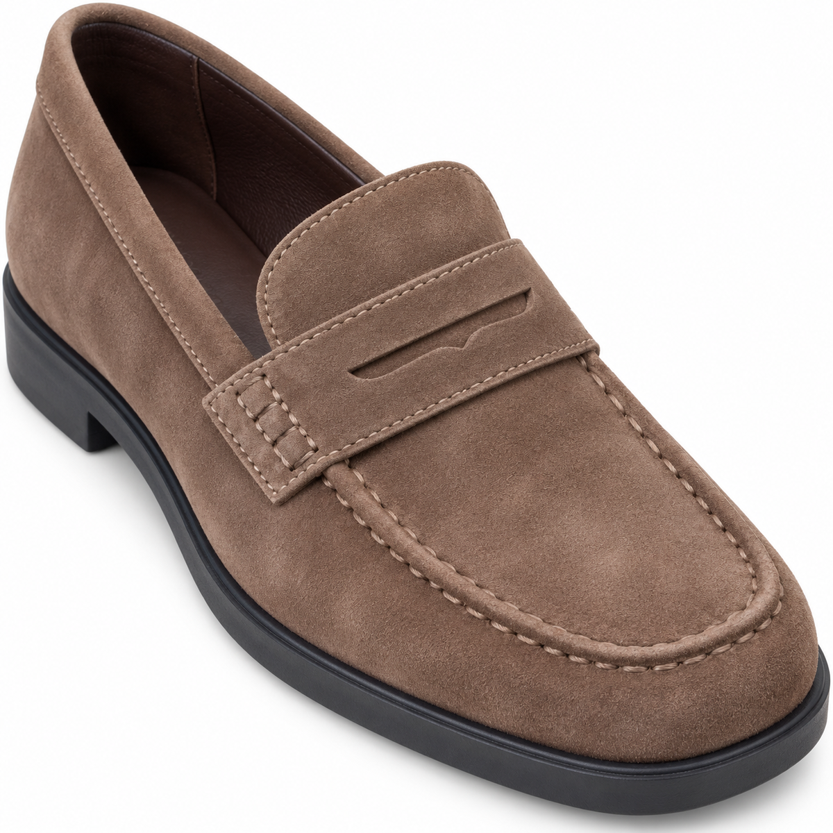 Women's Suede Penny Loafers