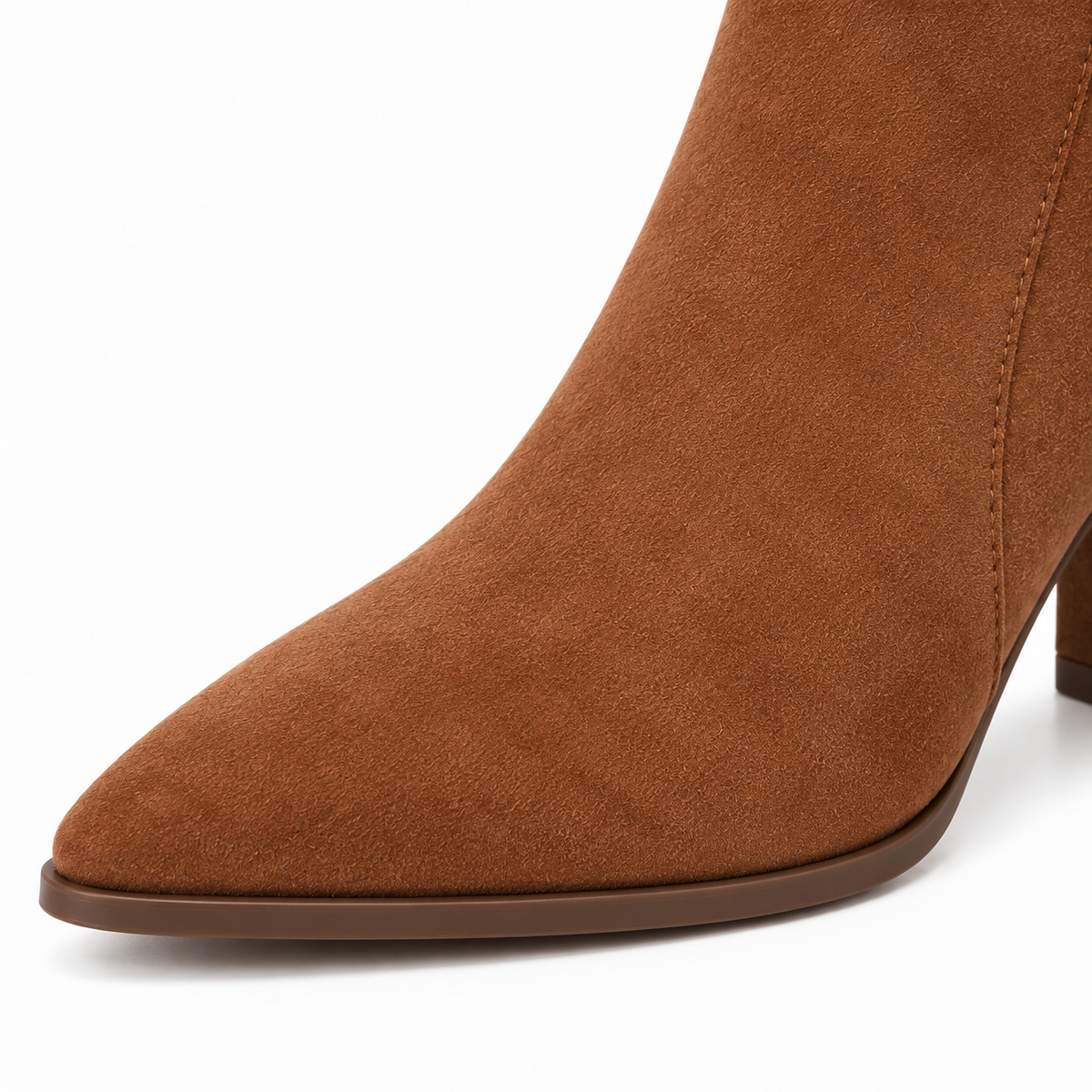 Women's Pointed-Toe Block Heel Ankle Boots