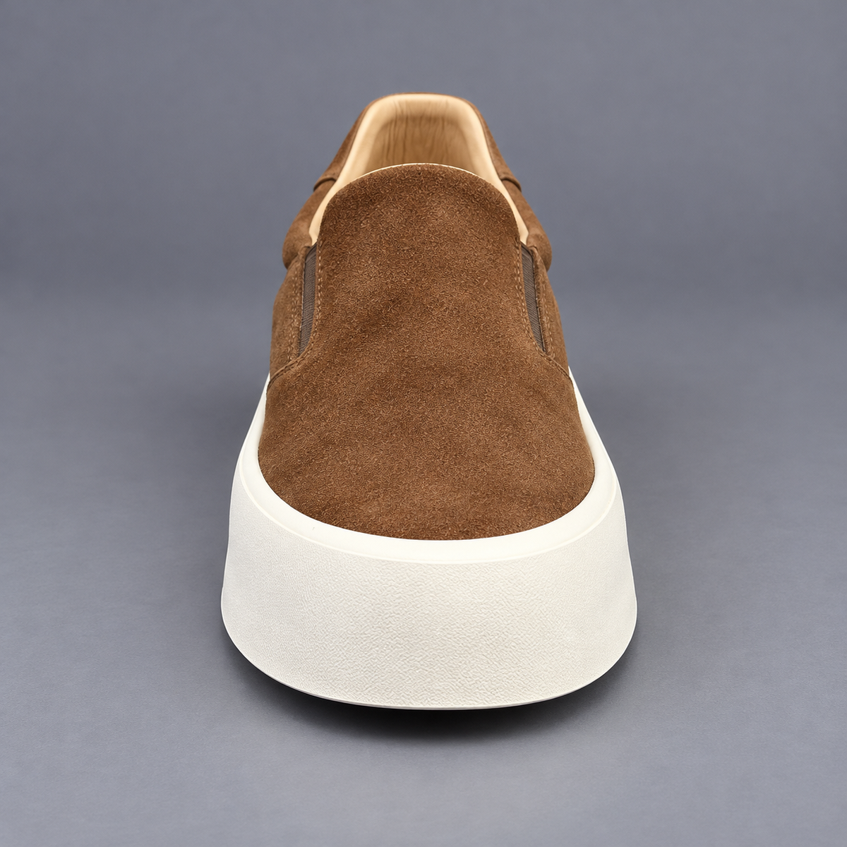 Men’s Handmade Vintage-Style Cowhide Suede Loafers