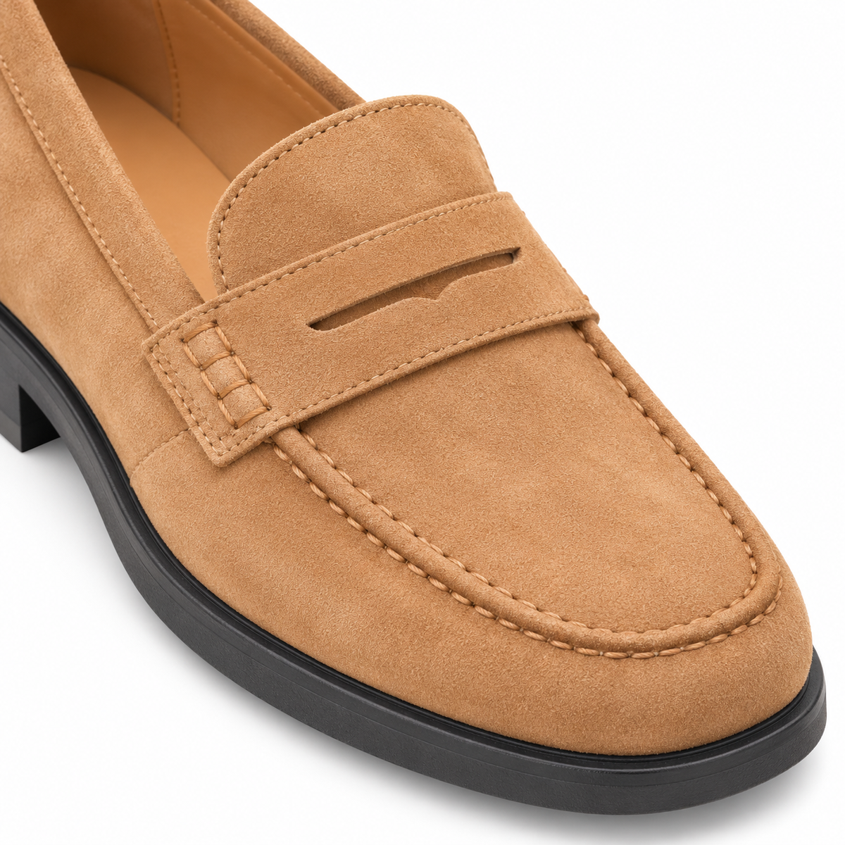 Women's Suede Penny Loafers