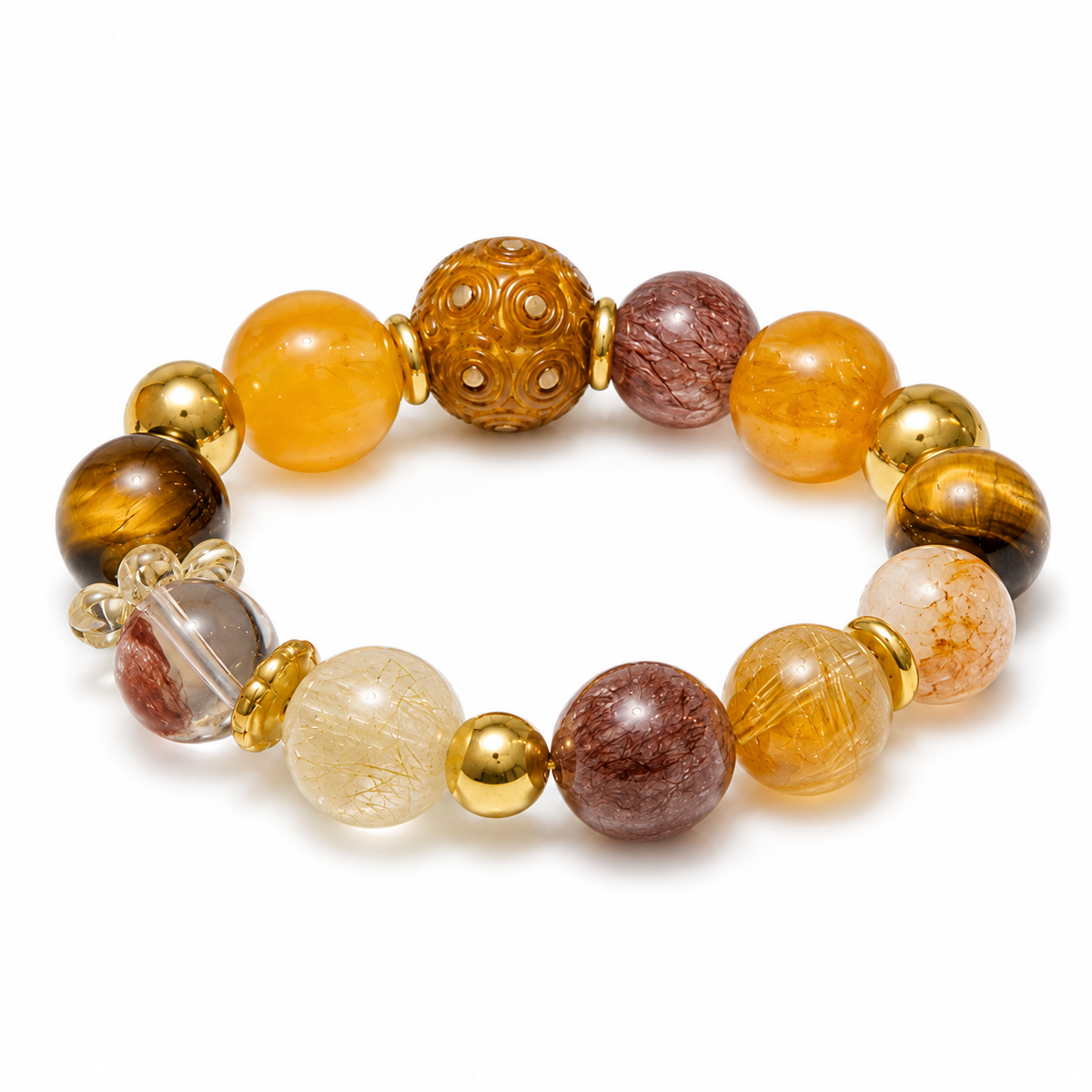 Golden Fortune — Heritage Crystal Bracelet
