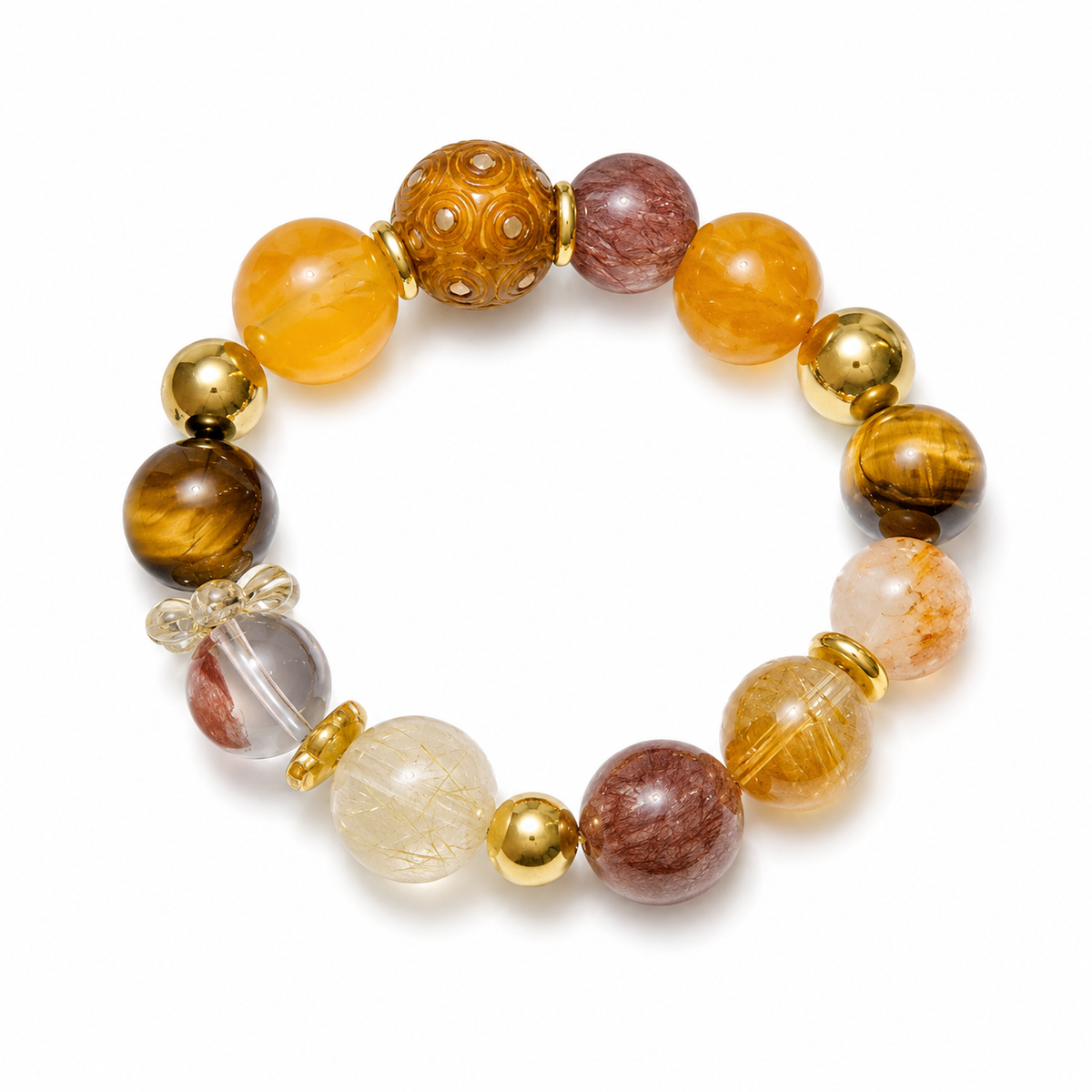 Golden Fortune — Heritage Crystal Bracelet